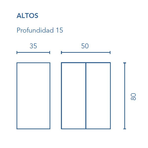 ROYO C0070623 STYLE Mueble Alto De Colgar 2 Puertas Blanco Brillo