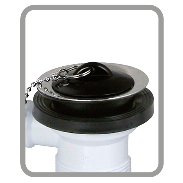 JIMTEN S-27 Válvula Desagüe Bañera Flexible