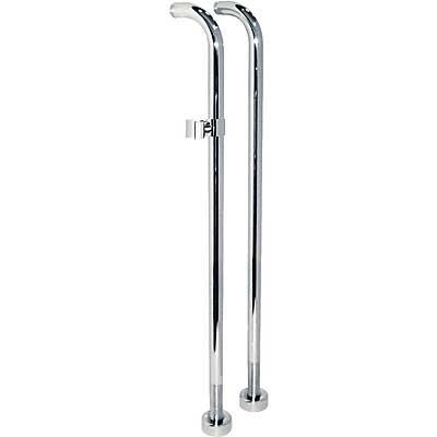 TRES 161194 Tomas de agua a suelo de Bañera 2 unidades con soporte Ducha Giratorio 5 a 7 Días Tres Grifería 