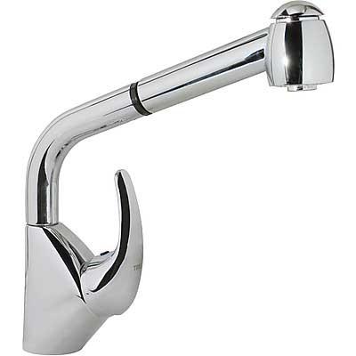 TOP-TRES 03044401 Grifo Fregadero Vertical con Ducha extraíble 5 a 7 Días Tres Grifería 