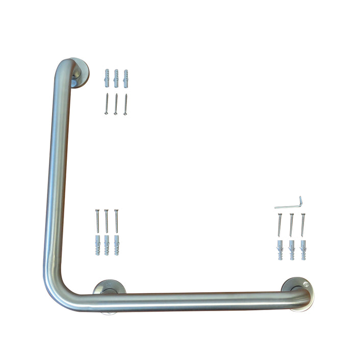 PRESTO 68160PR EQUIP Barra De Apoyo Ángulo Inox Blanco