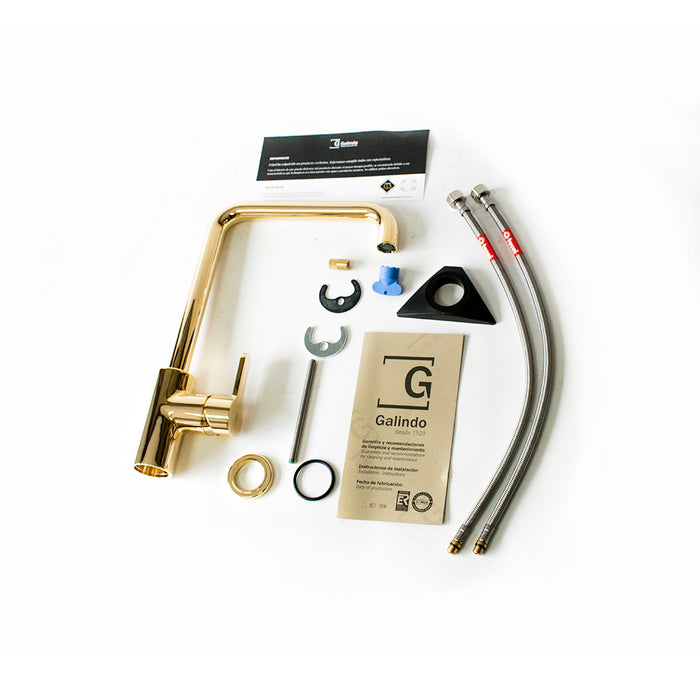 PRESTO 8548618 PYSA Grifo De Cocina Oro