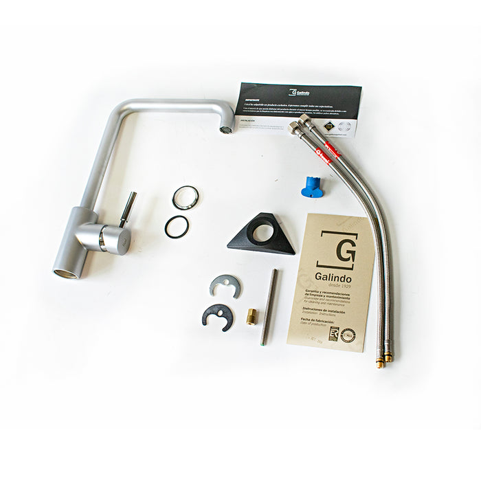 PRESTO 8648661 THEO Grifo Cocina Caño Alto Cromo Mate